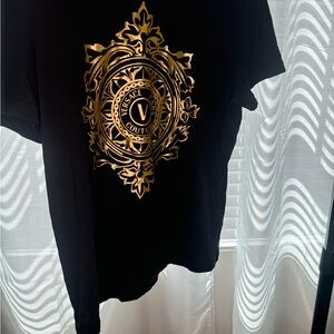 Black and Gold Versace Shirt